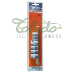 JUEGO DE VASOS TORX 7 PIEZAS DRAPER 31379 - Imagen 3