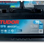 BATERIA EFB 12V 70Ah 720A + DRCHA TUDOR TL700
