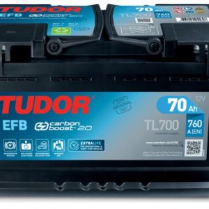 BATERIA EFB 12V 70Ah 720A + DRCHA TUDOR TL700