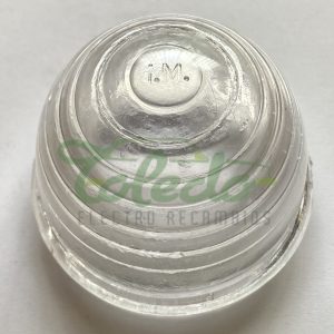 TULIPA OVALADA BLANCA LAND ROVER 88 109 DEFENDER 55X50mm