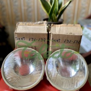 JUEGO DE OPTICAS FAROS LUZ DE RUTA SEAT 131 132 128 INFASA casquillo europeo - Imagen 1