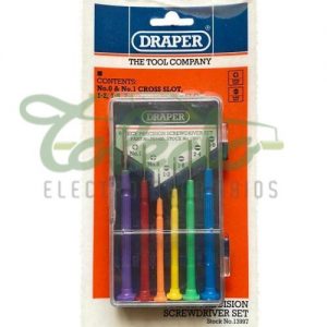 DESTORNILLADORES DE PRECISION 6 PCS DRAPER 13997