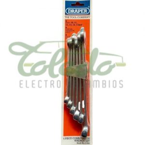 JUEGO DE LLAVES MIXTAS 6 PCS DRAPER 21549