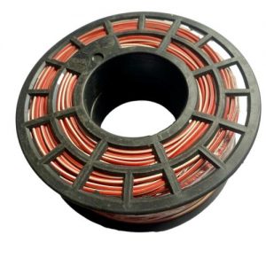 1mm CABLE INSTALACION UNIPOLAR ROJO/BLANCO POR METRO - Imagen 1