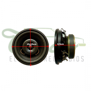 ALTAVOZ 4 PULGADAS 2 VIAS 50 VATIOS VOLKSWAGEN AUDI SEAT TOPAK T-640 - Imagen 4