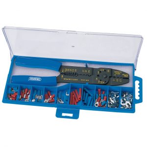 KIT TENAZA DE TERMINAL CRIMPADORA DE 5 VIAS  240mm DRAPER 13658