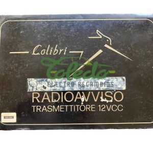 PIEZA DE COLECCION COLIBRI RADIO-AVISADOR ANTIRROBO LARGO ALCANCE