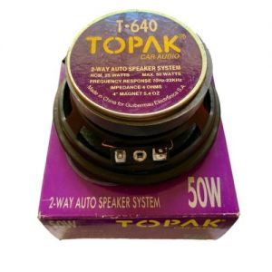 ALTAVOZ 4 PULGADAS 2 VIAS 50 VATIOS VOLKSWAGEN AUDI SEAT TOPAK T-640