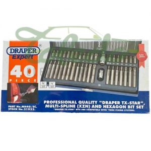 JUEGO DE PUNTAS 40 PIEZAS VARIADAS DRAPER 21932 - Imagen 3