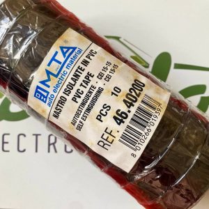 PACK 10 PCS ROLLO CINTA AISLANTE DE PVC NEGRA MTA 4640200 - Imagen 1