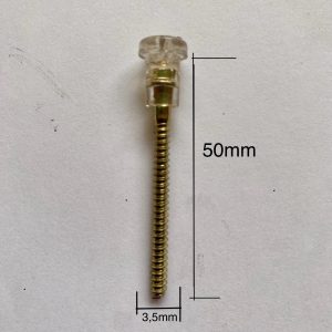 TORNILLO CABEZAL PLASTICO PARA PILOTOS Y FAROS SEAT DE 3.5mm x 50mm MT6621390 - Imagen 1