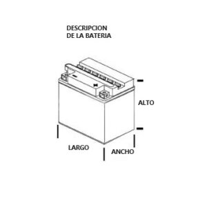 BATERIA MOTO 3AH 50CCA YTX4L-BS MAGNETI MARELLI MOTX4L-BS - Imagen 2
