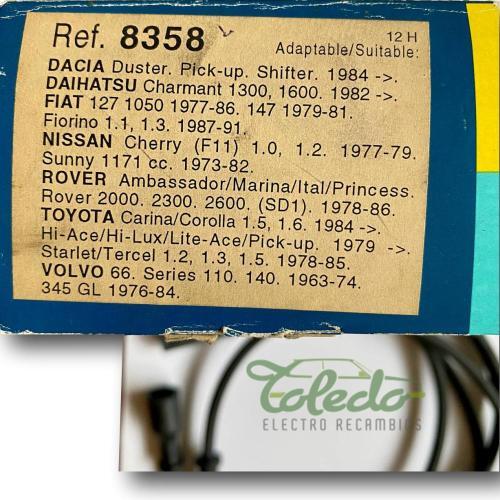 JUEGO CABLES BUJIAS DACIA DAIHATSU FIAT NISSAN ROVER TOYOTA VOLVO FAE 8358