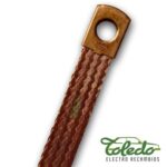 Cable de cobre trenzado con terminal para masa a tierra