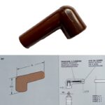 90º Conector pipa de bujía 55 mm para cable de hasta 7 mm Gran Canaria