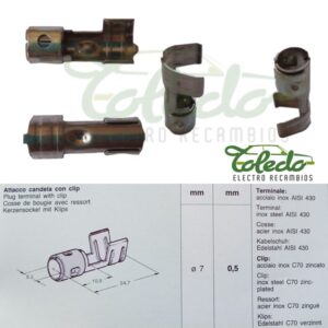 terminal-enchufe-cable-bujías-Acero inoxidable aisi 430 LAS PALMAS