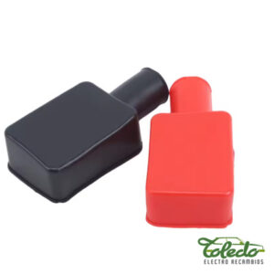 CUBRE BORNES RECTANGULAR DE GOMA - Imagen 1