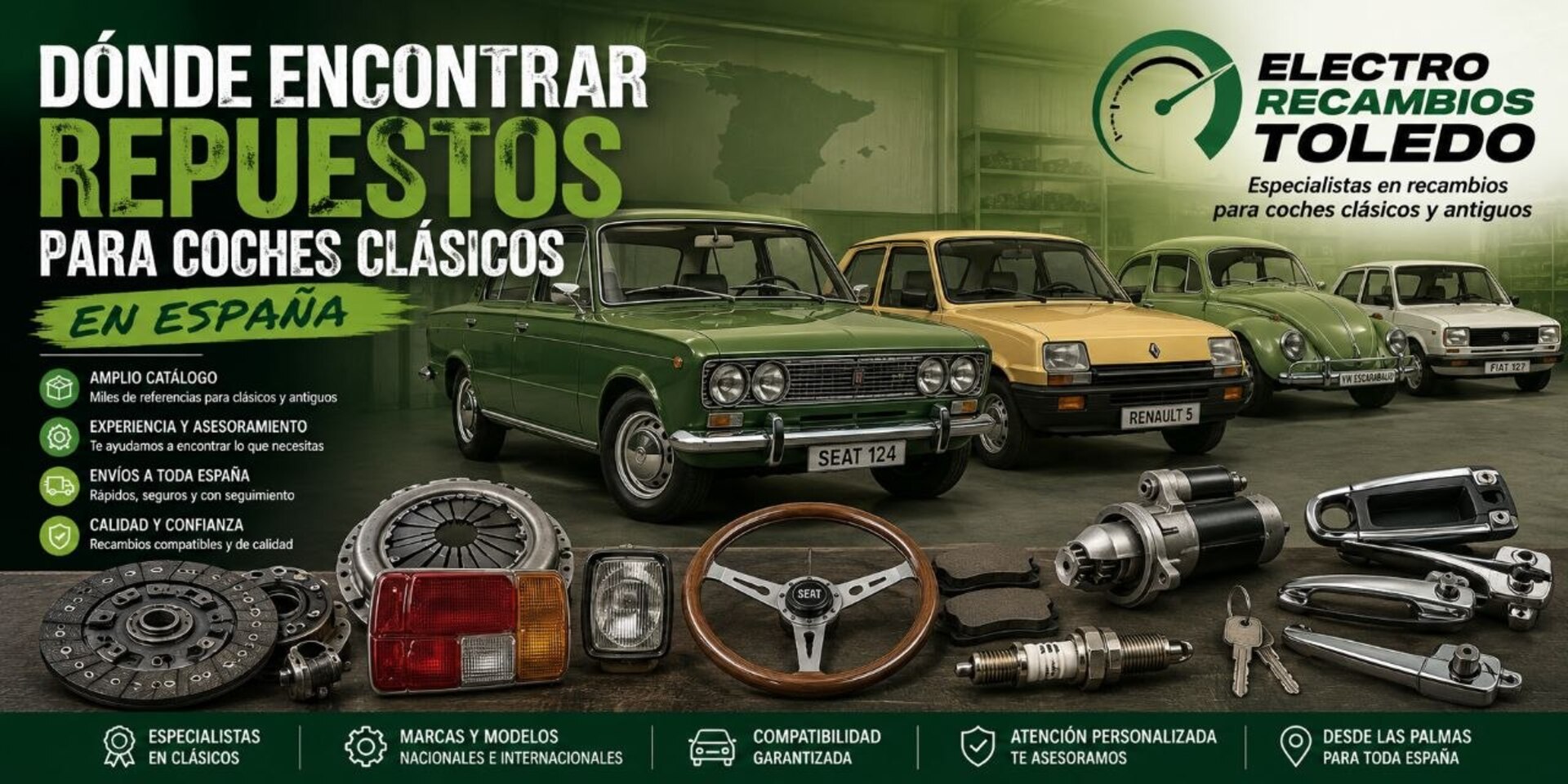 recambios coches clasicos y antiguos en españa