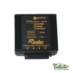 CONVERTIDOR DE CORRIENTE 24/12V 6A RINDER
