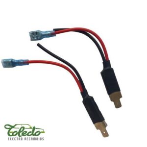 Cable extensión y conexión en las palmas.